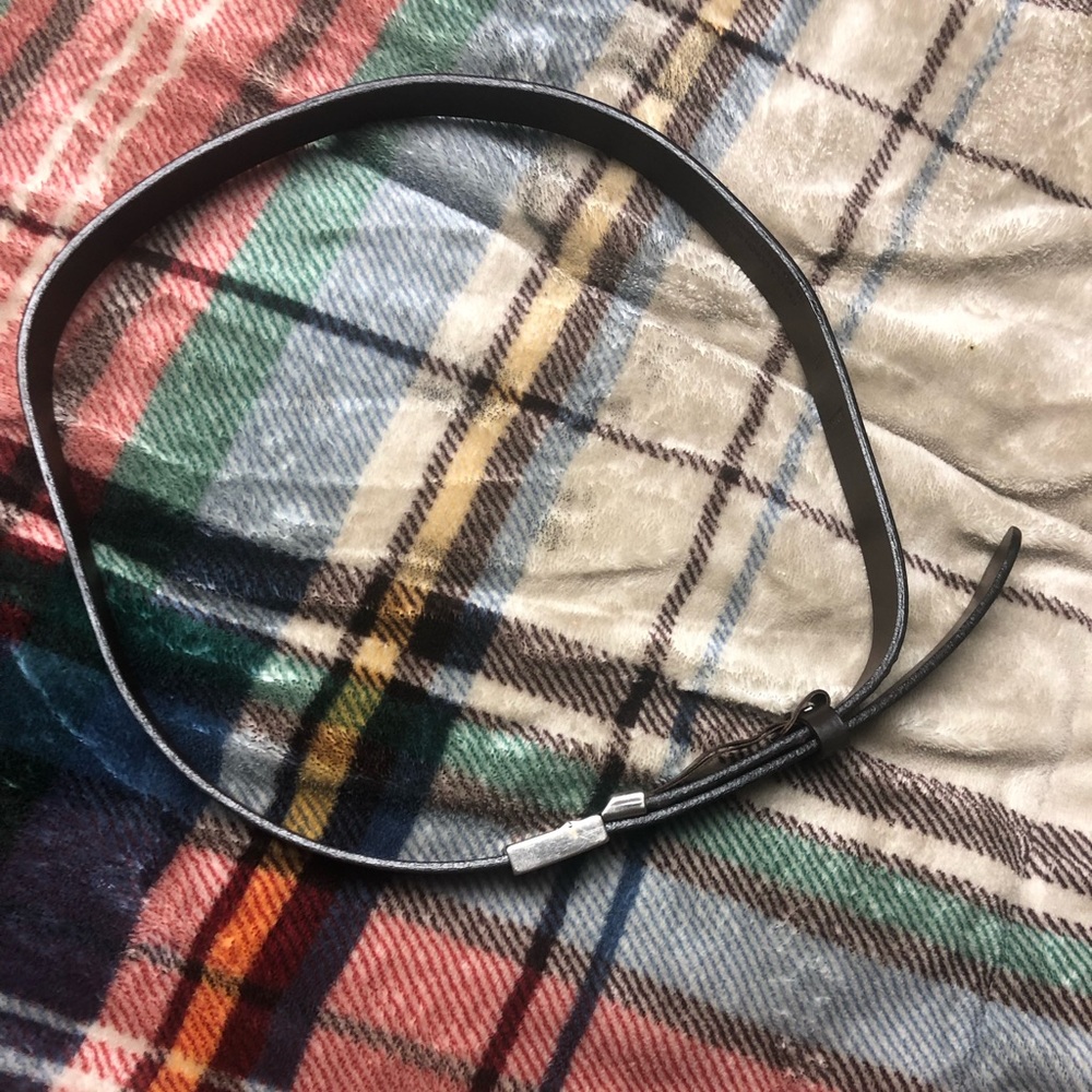 Coach, Small, brown leather belt